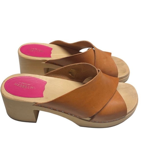 Swedish Hasbeens Anette Leather Sandals EU size 41/ US 11 - Picture 8 of 15